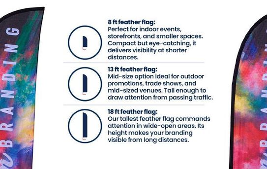 Custom Feather Flags | Multiple Sizes