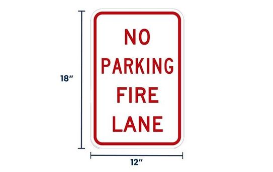 Fire Lane No Parking Sign | R7-200