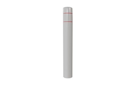 7" x 52” Bollard Cover | Reflective Stripes Options & Flat Top 