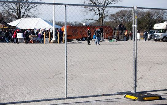 6' x 10' Inline Chain Link Fence Panel