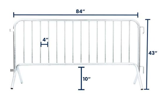  7 ft Metal Barricade | Heavy-Duty | Truckload