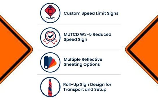 Speed Limit Roll-Up Sign | MUTCD W3-5
