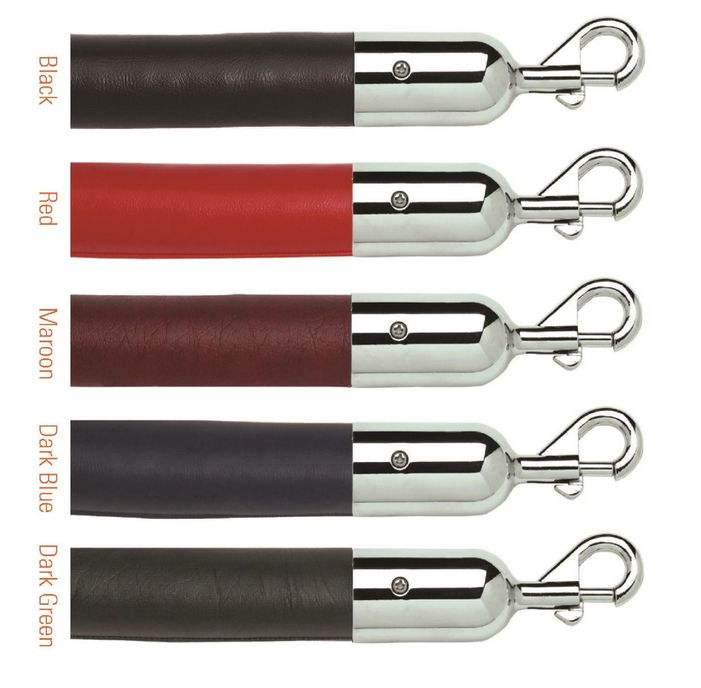 1.5" Naugahyde Rope w/ Slide Snap Ends