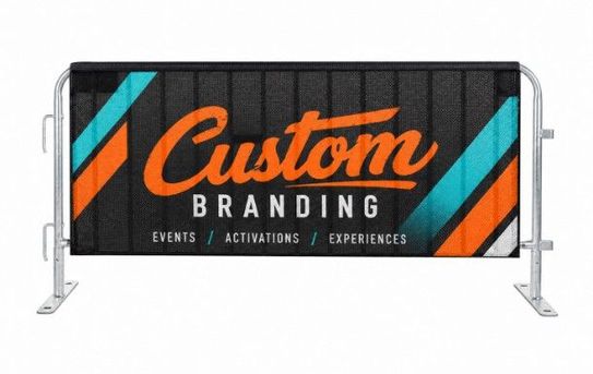 Universal Fit Barricade Cover | Polyester 60% | Custom Printed