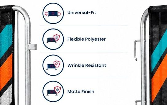 Universal Fit Barricade Cover | Polyester 60% | Custom Printed