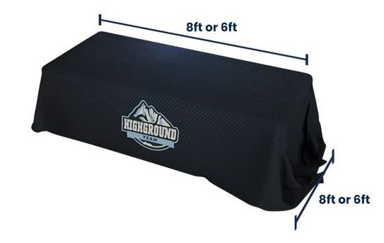 Custom Rectangular Table Cover | Full-Color Printed