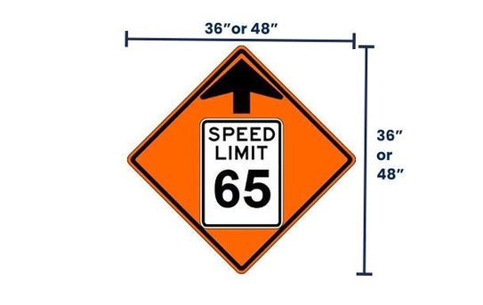 Speed Limit Roll-Up Sign | MUTCD W3-5