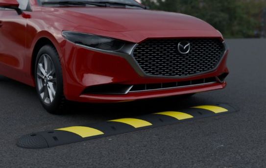 End Caps for Rubber Speed Bump