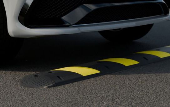 End Caps for Rubber Speed Bump