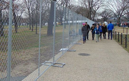 Metal Temporary Fence Stand