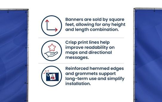 Custom Vinyl Banner | 100% Blockage