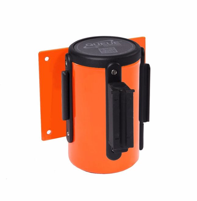 13'L Retractable Belt Barrier | Wall Mounted