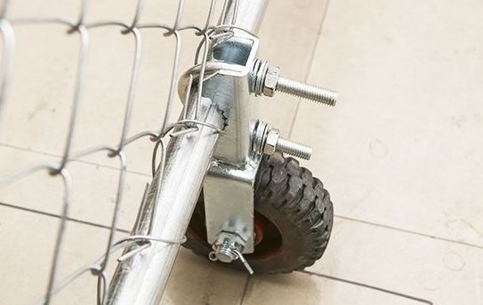 Temporary Fence Wheels | Vehicle Gate