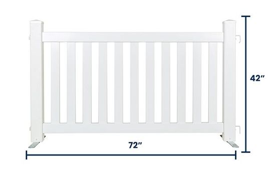 White Vinyl Fence