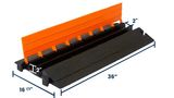 2” x 2” Cable Protector | Two-Channel
