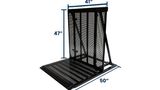 Concert Barricade | Hinged Gate | Black