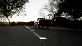 One-Way Road Reflector | White