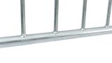 6.5 ft Metal Barricade Bundle and Transportation Cart 