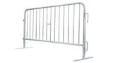 6.5 ft Metal Barricade | Flat Feet | Hot-Dip Galvanized 