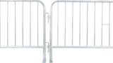 6.5 ft Metal Barricade | Flat Feet | Hot-Dip Galvanized 
