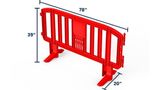 Movit® Plastic Barricades