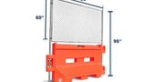 SafeGuard 36 + Fence Topper | Water Barricades Truckload