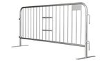 7.5 ft Metal Barricade | Feet Options | Color Options
