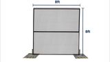 Anti-Climb Security Fence with Base