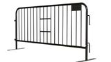 8 ft Metal Barricade | Powder Coated Black