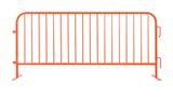 8 ft Metal Barricade Bundle and Transportation Cart