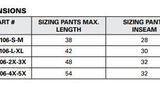 Black Bottom Rainwear Safety Pants  - Orange & Lime