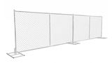 6’ x 12’ Economy Chain-Link Temporary Fence | Truckload