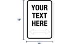 Custom Directional Signs | Size Options