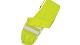 Drawstring Waist Mesh Pants - Lime