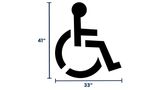 Handicap Symbol | Marking Stencil