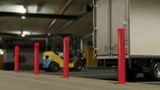 7" x 52” Bollard Cover | Reflective Stripes Options & Flat Top