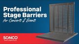 Concert Barricade | Hinged Gate | Black
