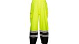 Black Bottom Rainwear Safety Pants  - Orange & Lime
