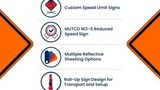 Speed Limit Roll-Up Sign | MUTCD W3-5