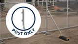 Temporary Fence Support Brace | Post Only