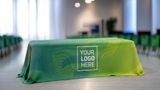 Custom Rectangular Table Cover | Full-Color Printed