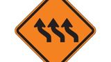 reverse-curve-left-(rus)-roll-up-sign-orange-traffic-sign-prod-front-part-ss-p-2
