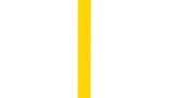Flat Top Yellow Stanchion Post w/ Sloped Base