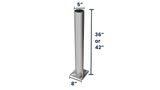 Fixed Bollard Posts | Concrete Fillable