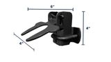 Universal Gate Latch for Temporary Fence Panels