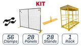 6’x 7.5’ Fence Panel Kits | Powder Coated