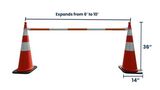 36" Traffic Cone and Cone Bar Bundle