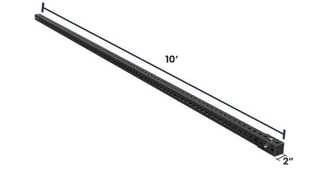 Square Sign Post | Galvanized Steel | Multiple Lengths