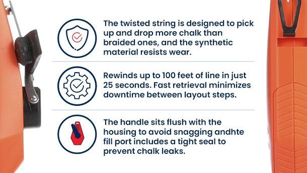 100ft Chalk Line Tool