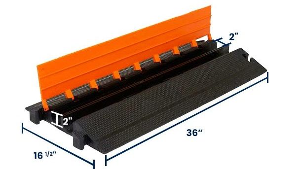 2” x 2” Cable Protector | Two-Channel